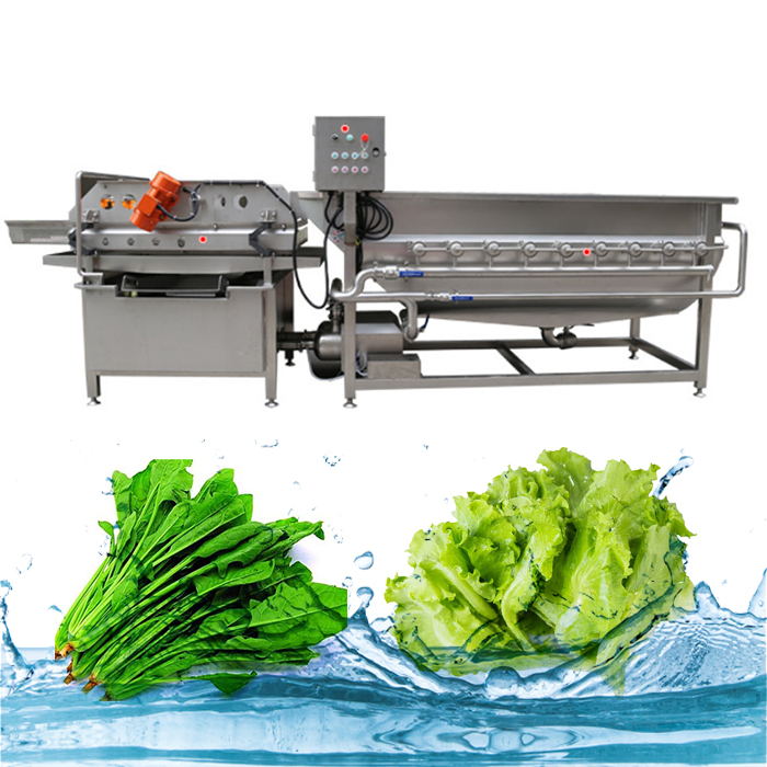 ماكينة غسيل الخضروات الورقية ذات تيار إيدي