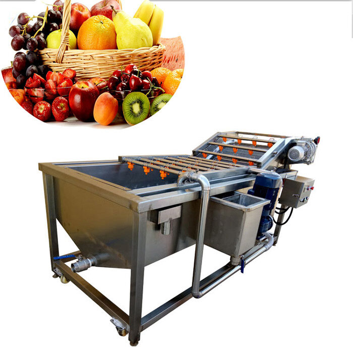Máquina comercial de lavar frutas de maçã