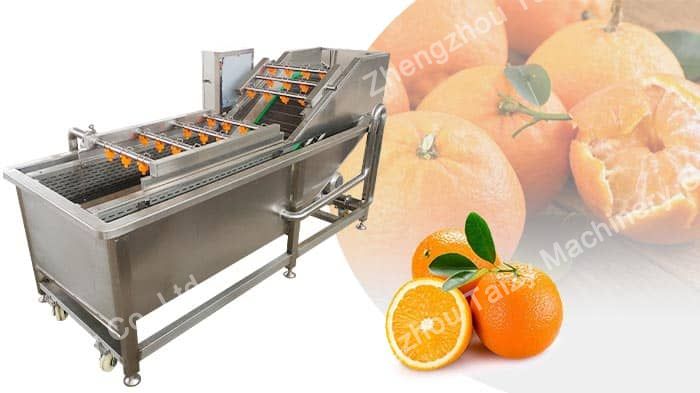 柑橘类水果清洗机