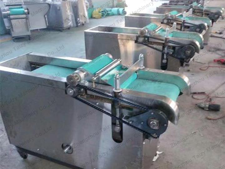 Machine de découpe de légumes de l'usine de Taizy