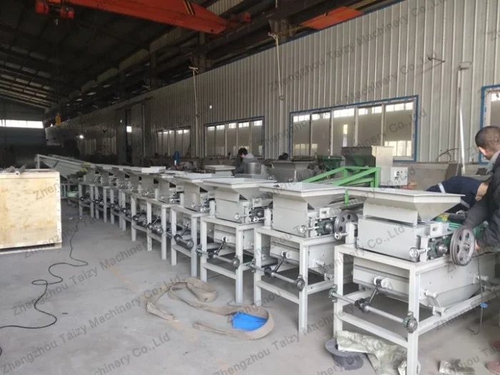 Taizy stock of almond shelling machines