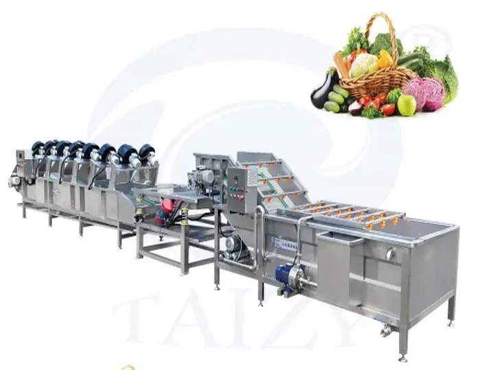 Dây chuyền rửa và sấy trái cây rau quả